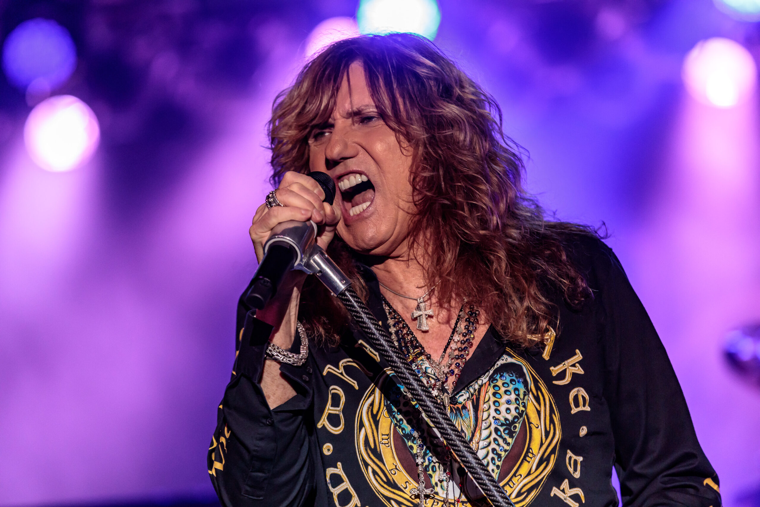 David Coverdale, lead singer for Whitesnake